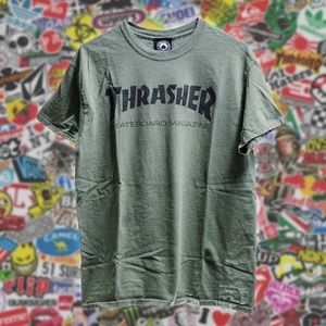 Olive Green Thrasher T-shirt